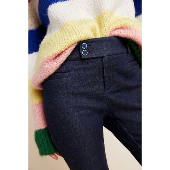 Anthropologie The Essential Slim Denim Trousers - Picture 3 of 6